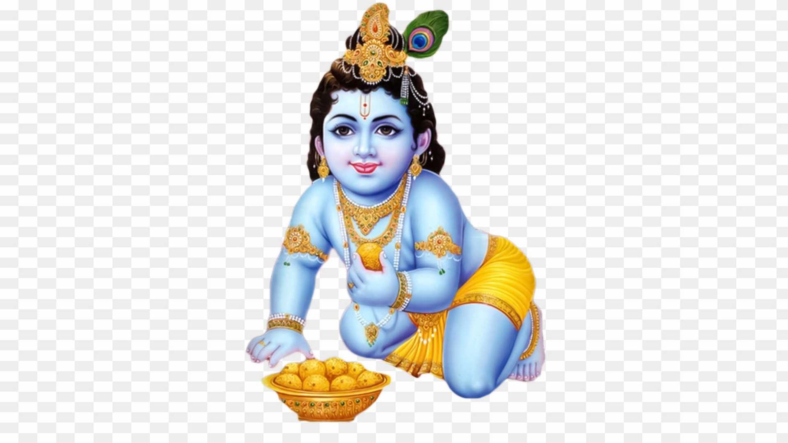 Child krishna god png