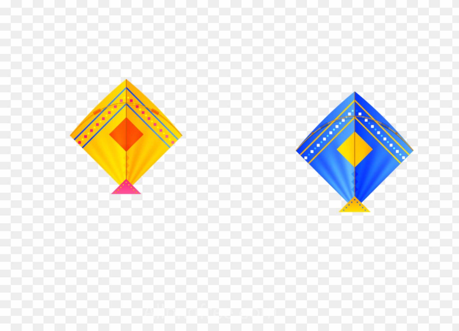 Colorful Kites Decorated png images