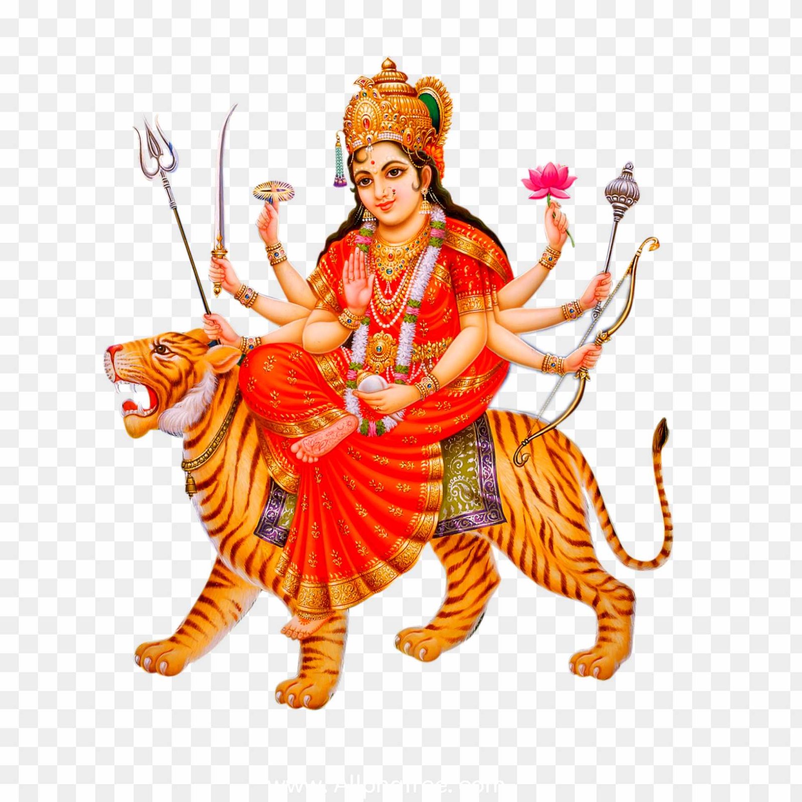 Durga Maa hd Png transparent image 
