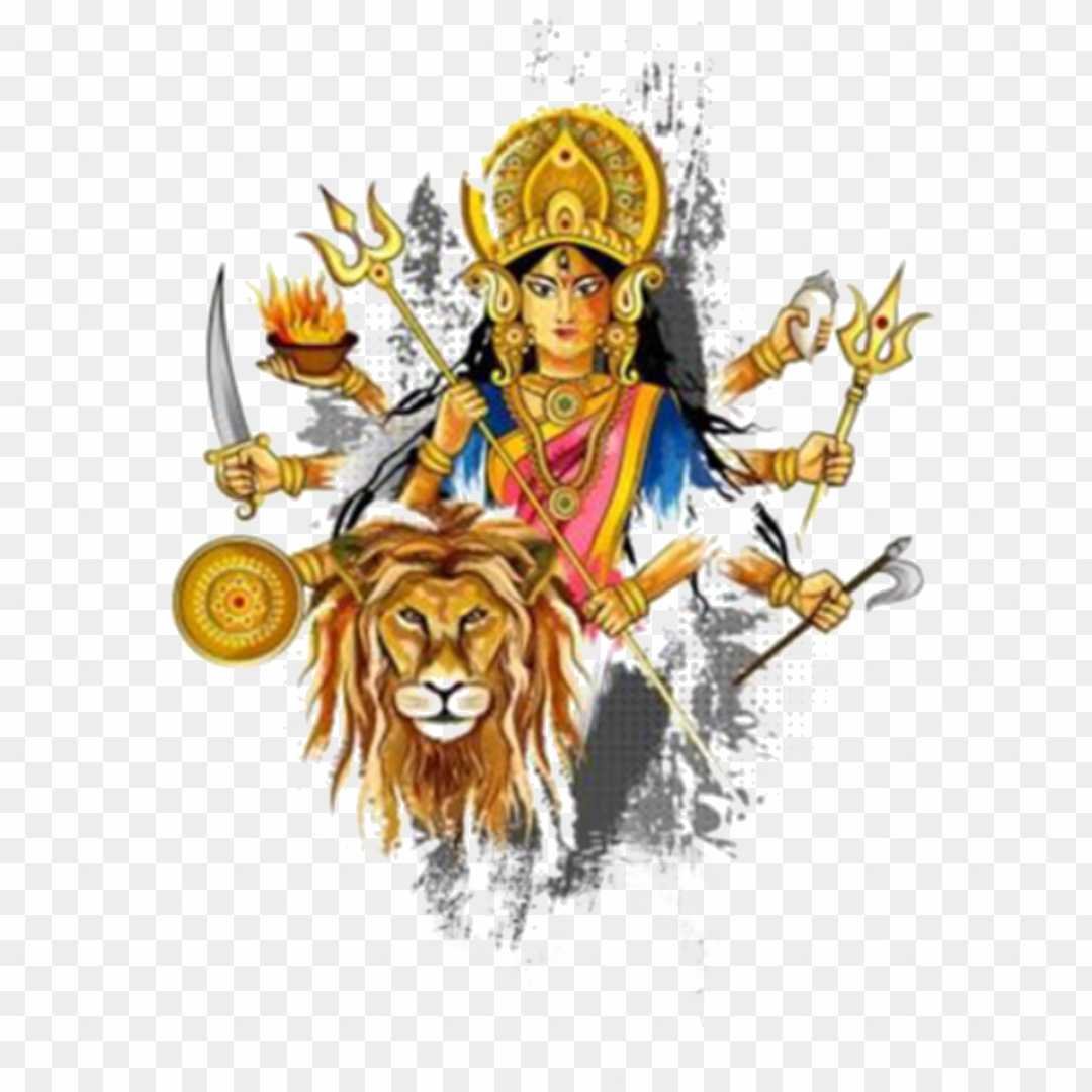 Durga Maa PNG clipart 
