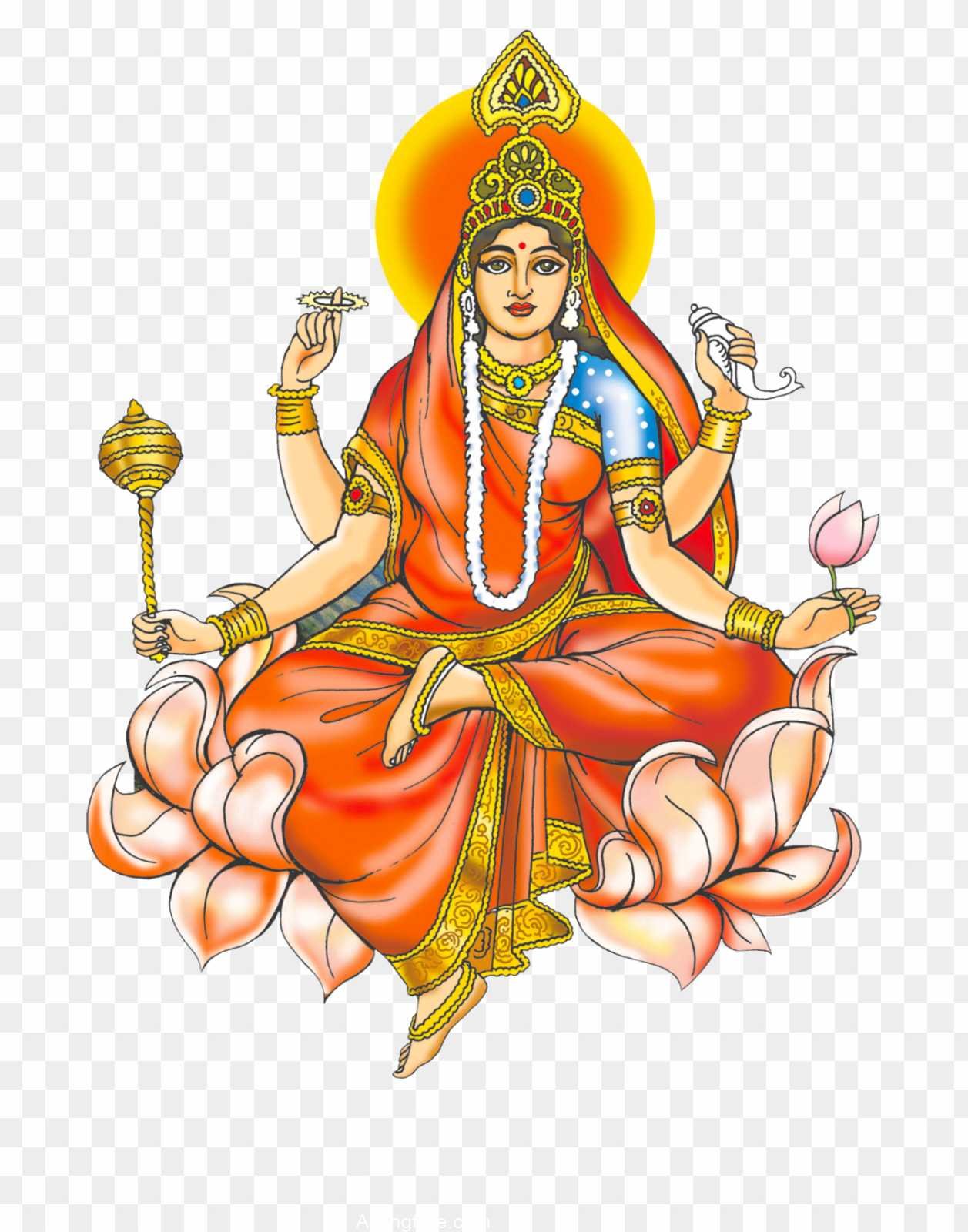 Goddess Siddhidatri maa png images_ Navratri Nine day png images  download 