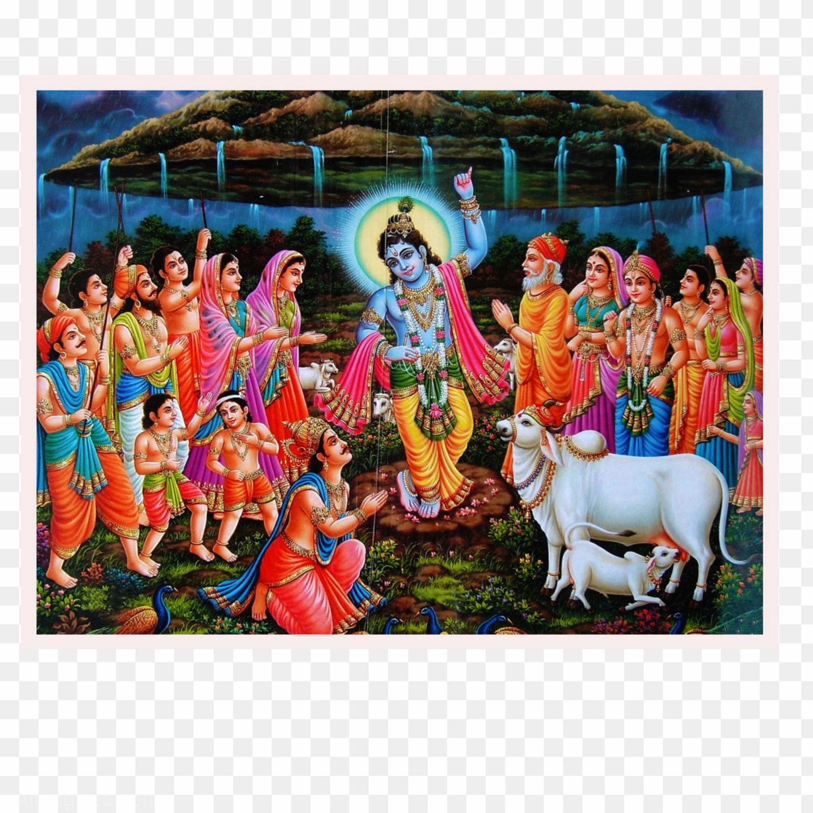 Govardhan Pooja kridhna ji images PNG download