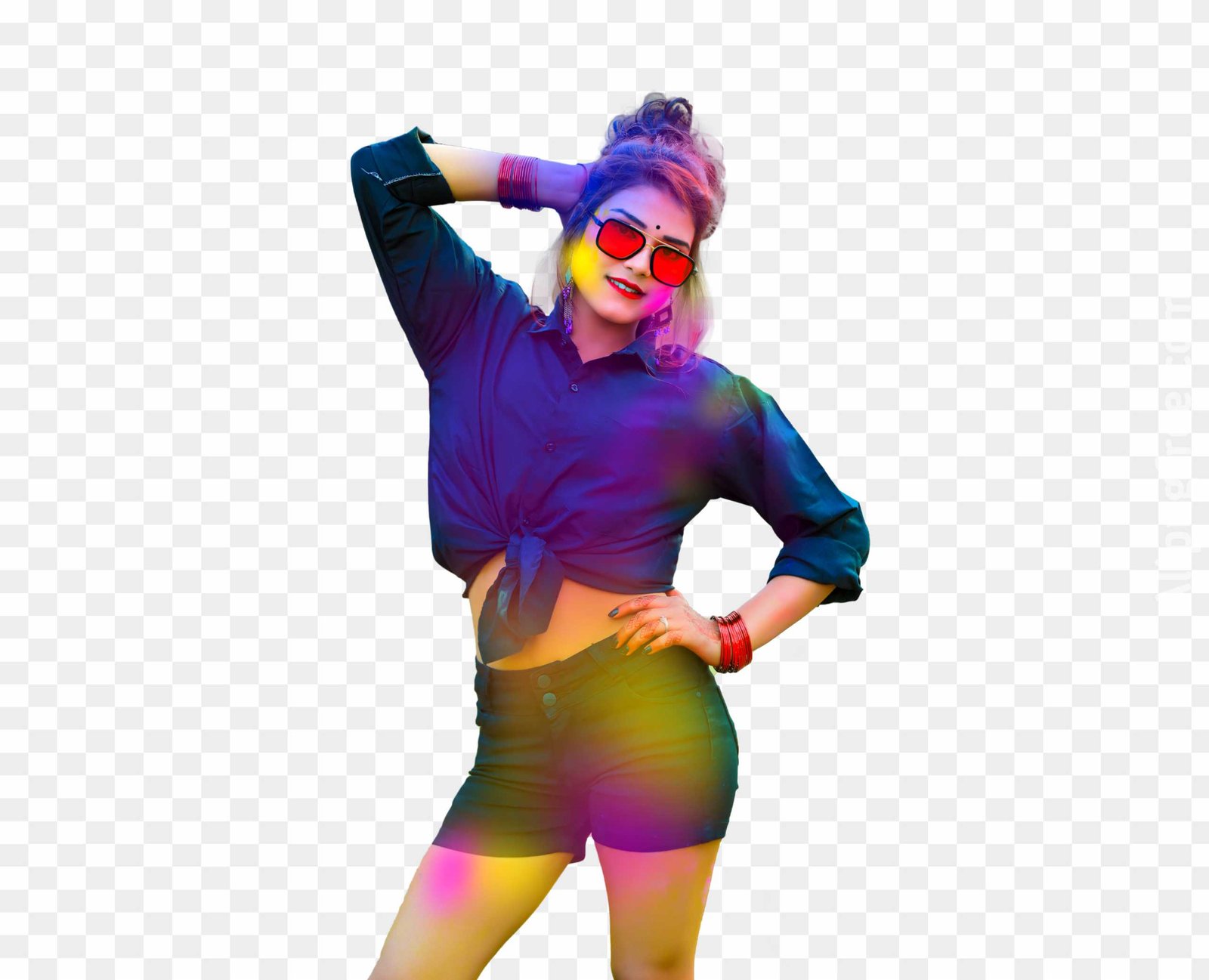 Happy Holi photo editing png