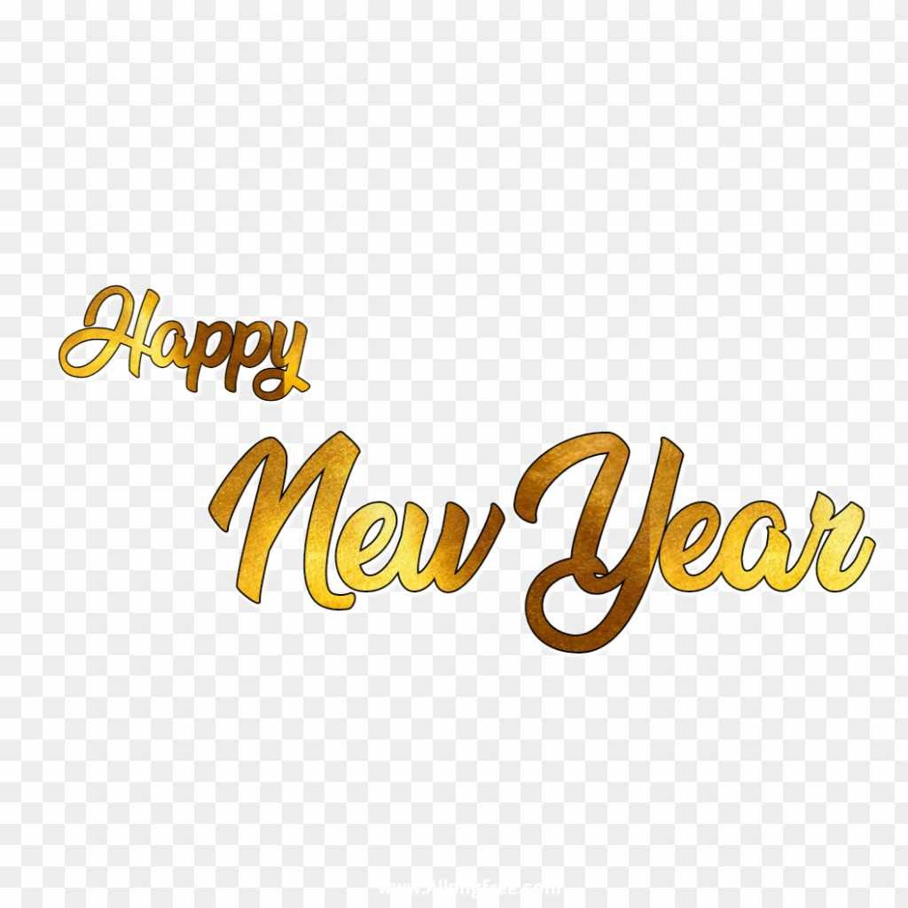Happy New year png transparent image 