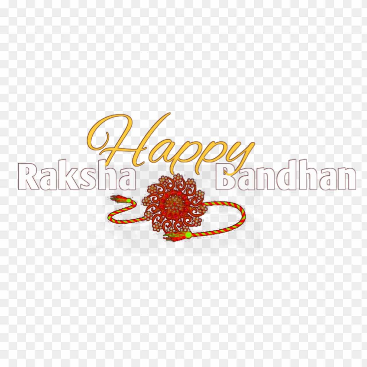 Happy Raksha Bandhan PNG text images
