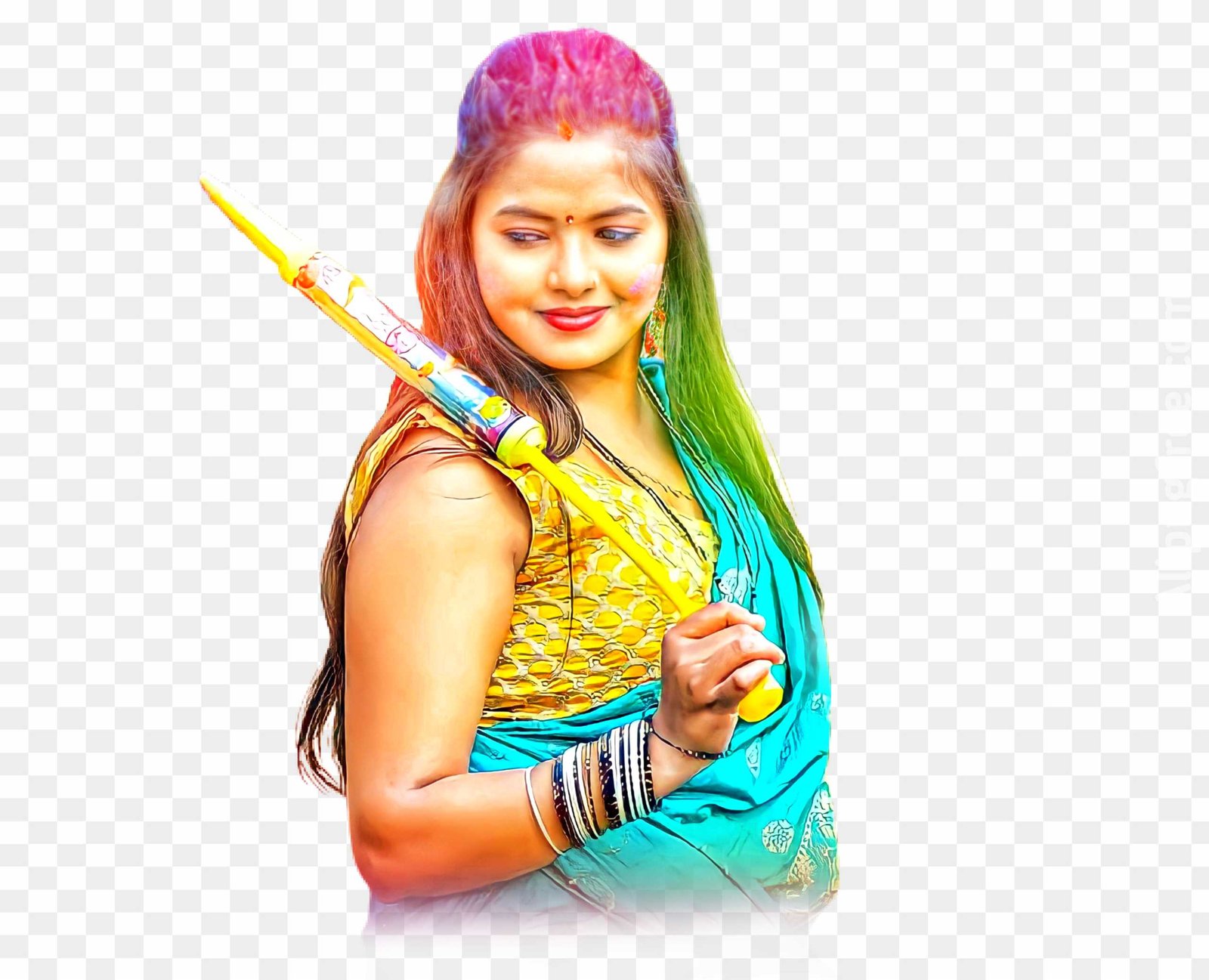Holi girl png images
