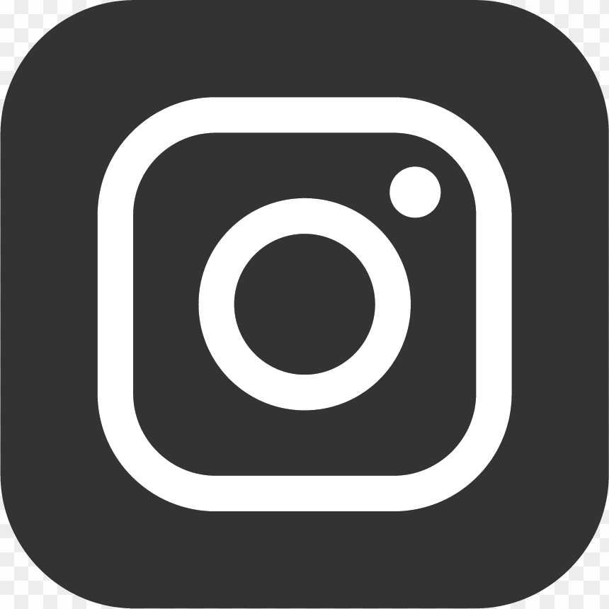 Instagram black icon png images