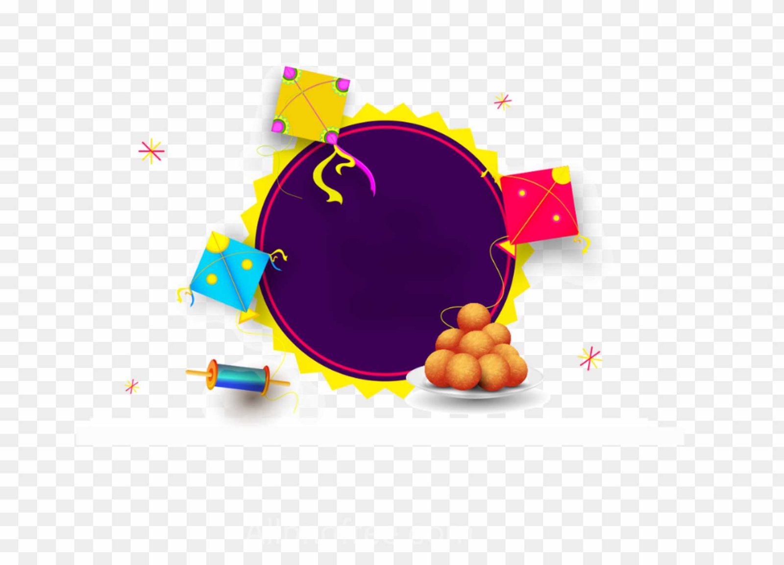 Makar Sankranti poster design PNG