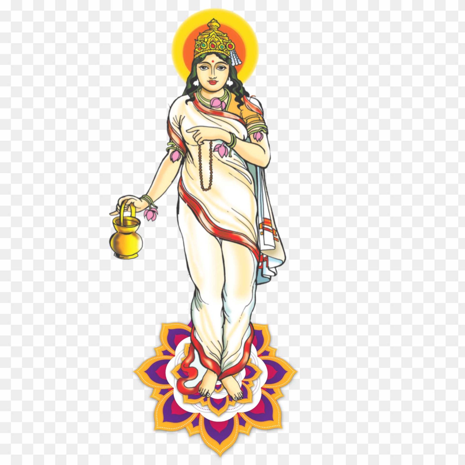 Navratri Brahmacharini maa png transparent images
