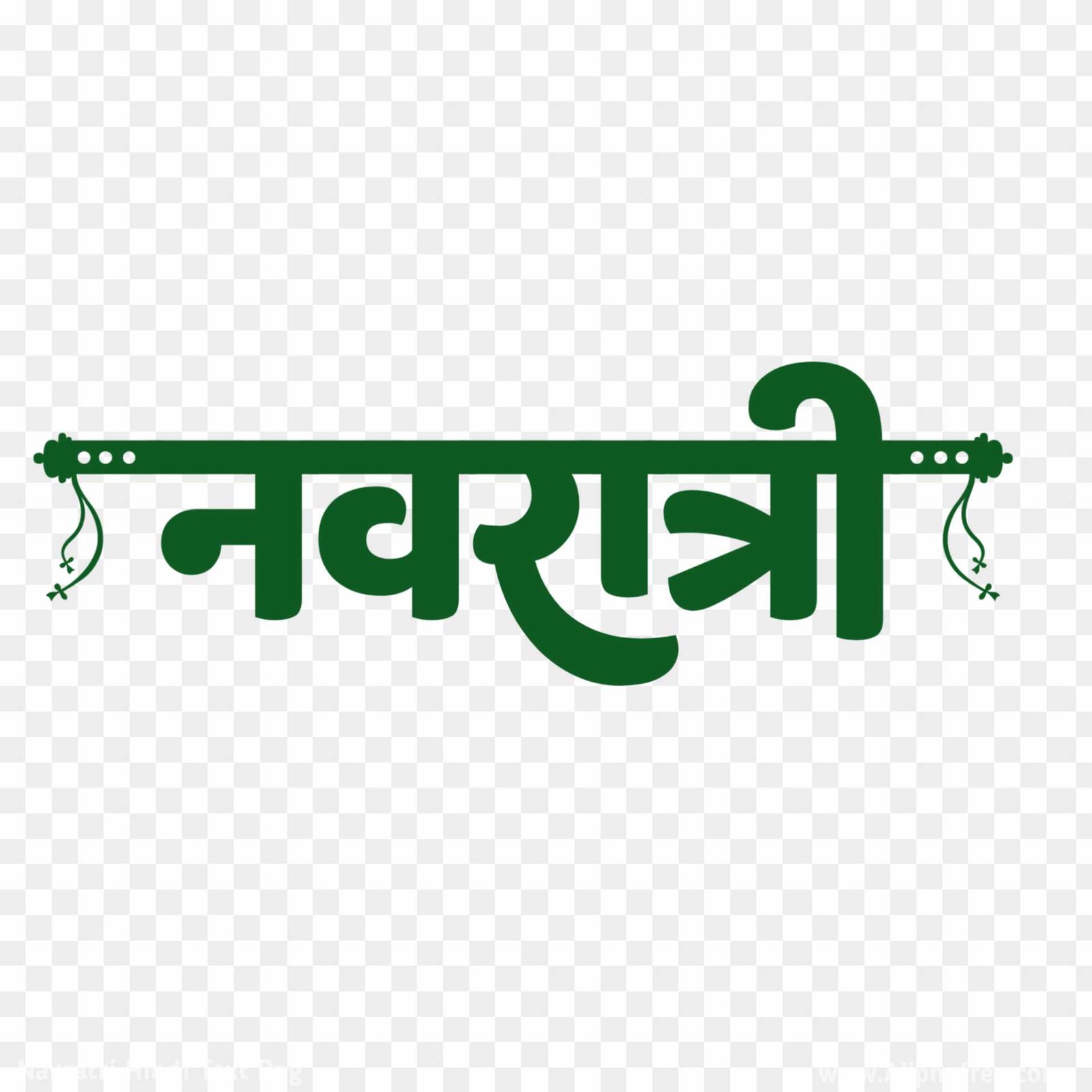 navratri calligraphy text png 