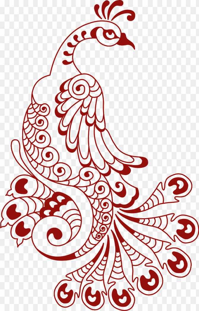 Peacock coroner editing png images