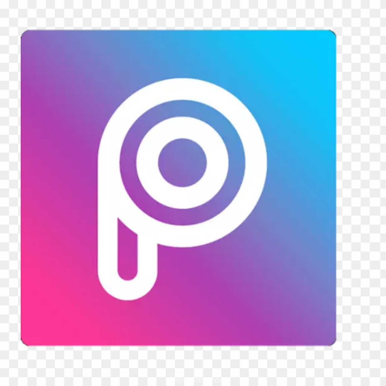 Picsart app logo PNG image download 