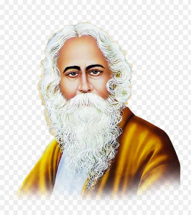 Ravinder nath Tagore HD PNG