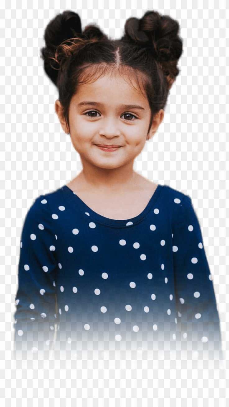 Smile cute Indian baby girl png transparent image 
