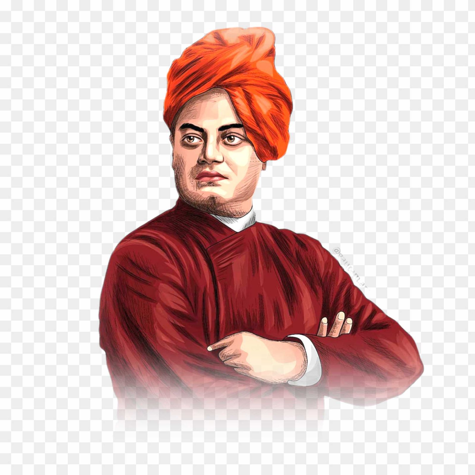 Swami Vivekanand png clipart image download 