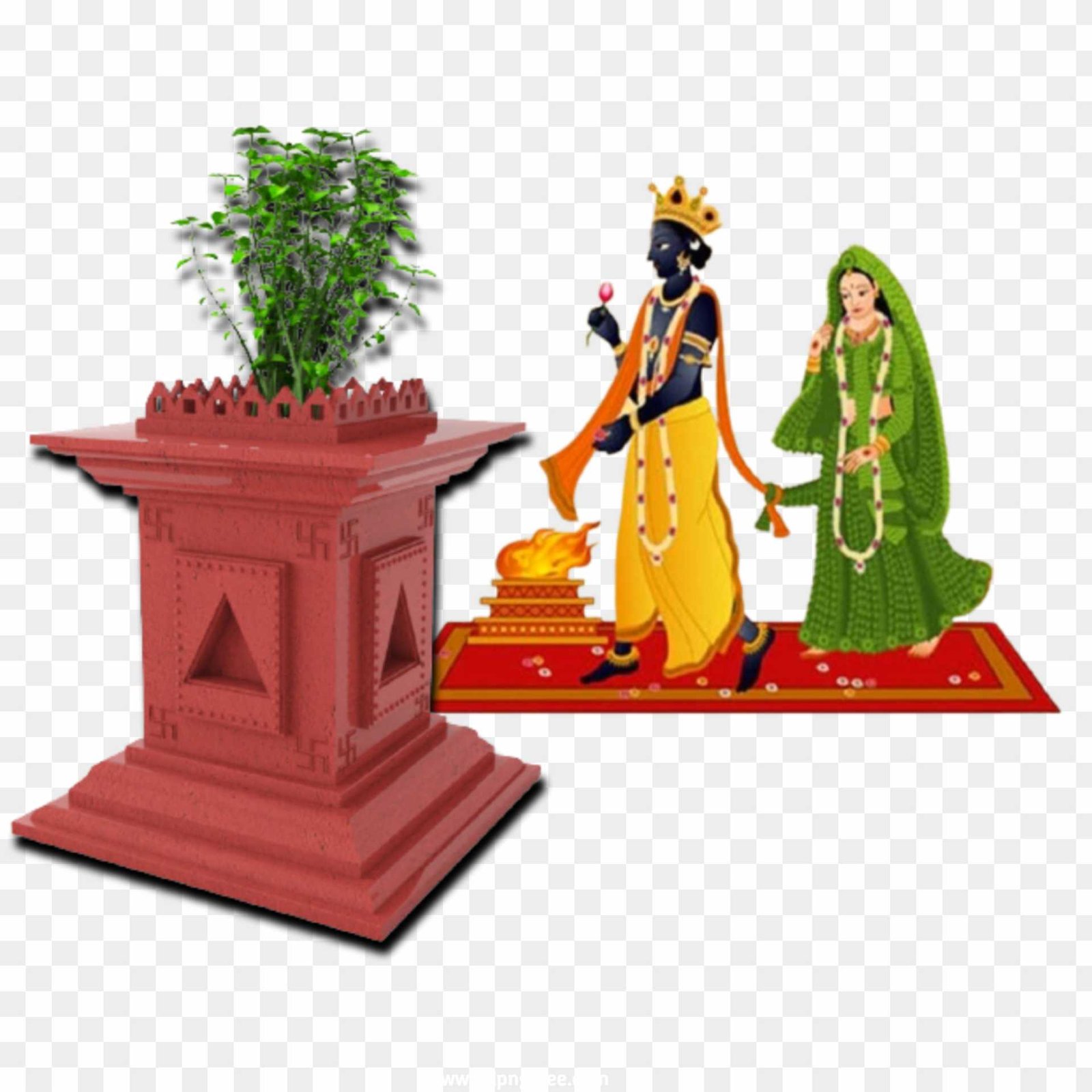 Tulsi Vivah PNG Transparent images