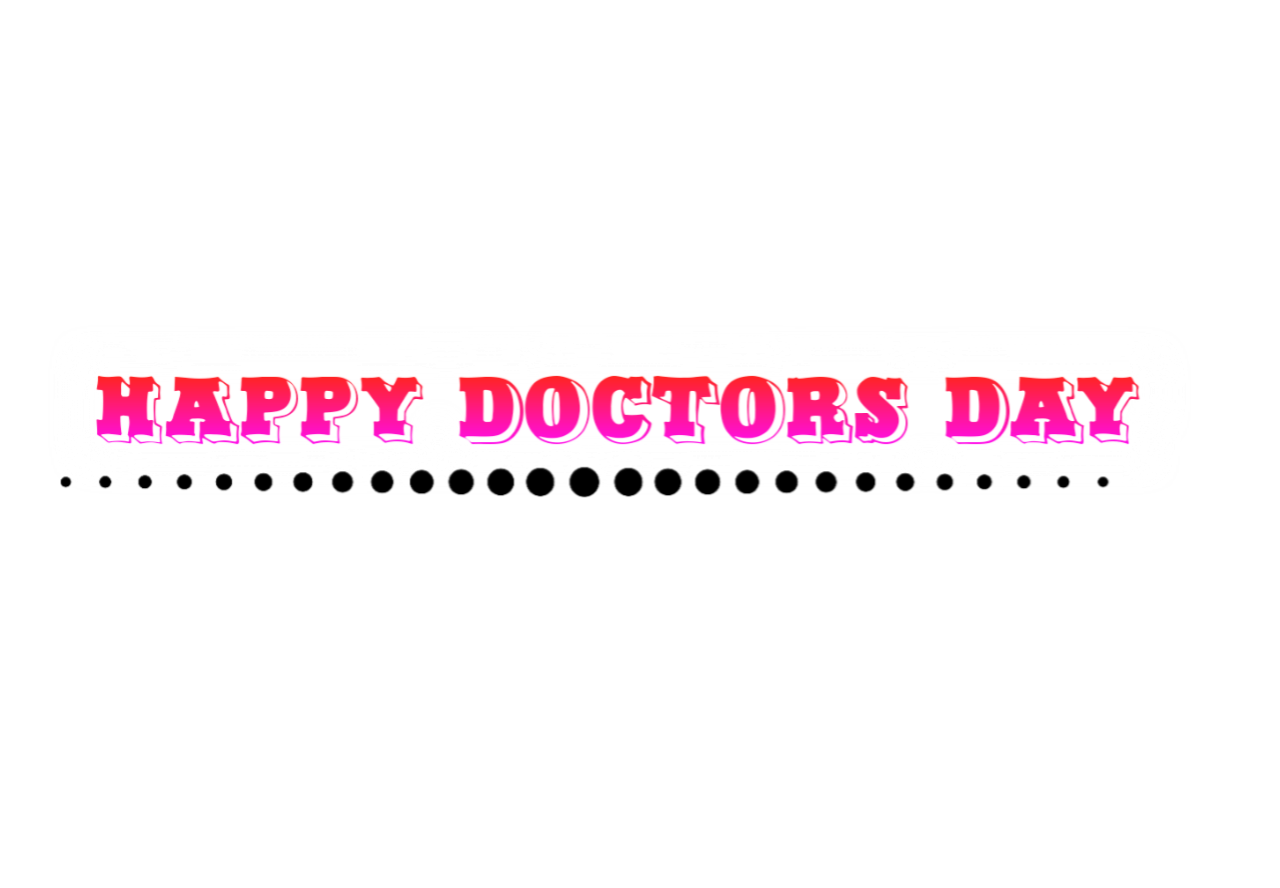 Happy doctor day png