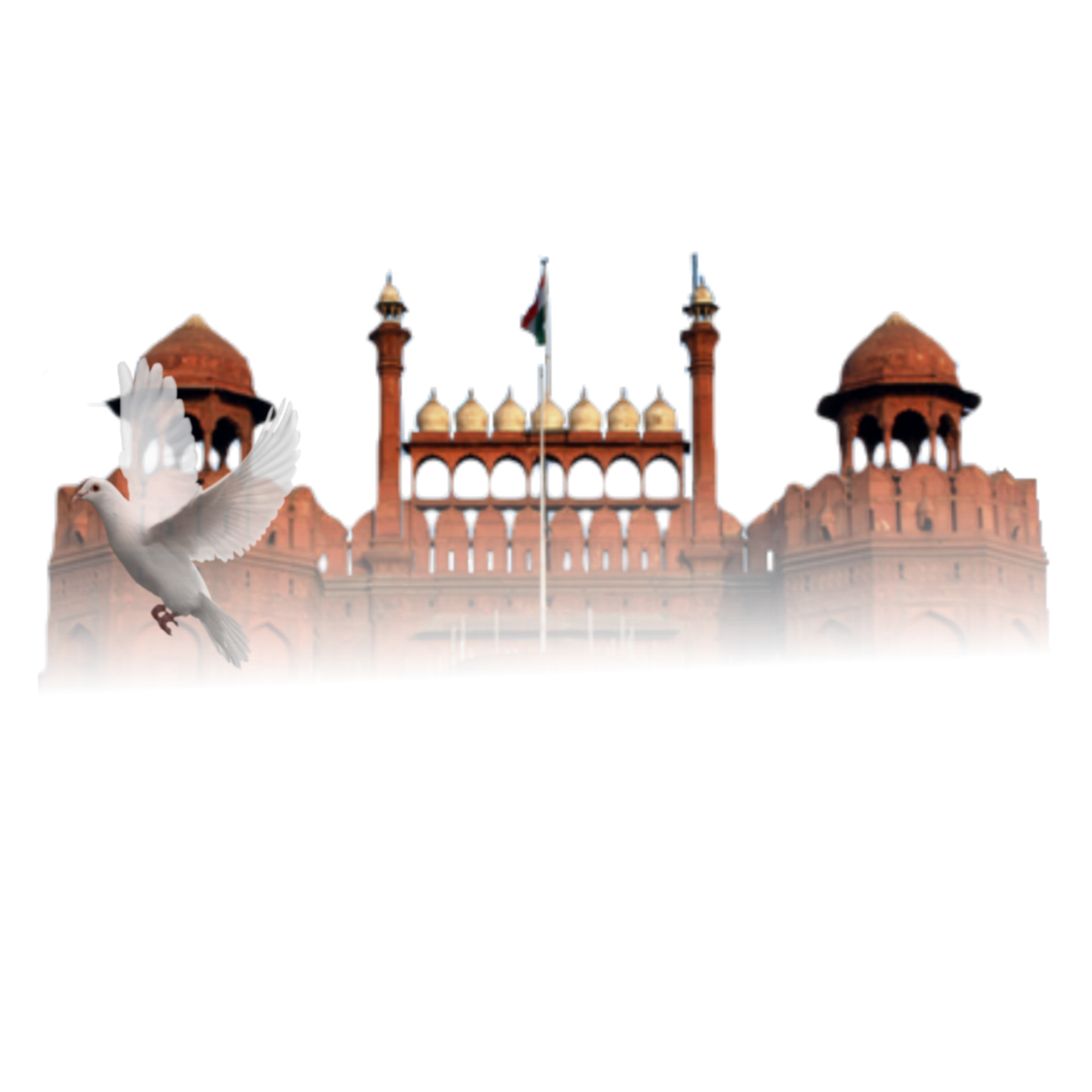 Red Fort Flag Delhi png images