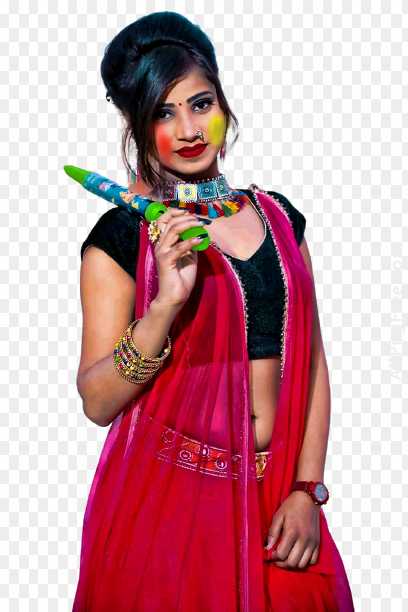 Actress Sona yadav holi png images