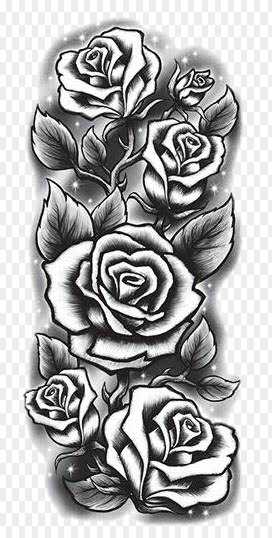 Rose Tattoo PNG Pic  PNG All