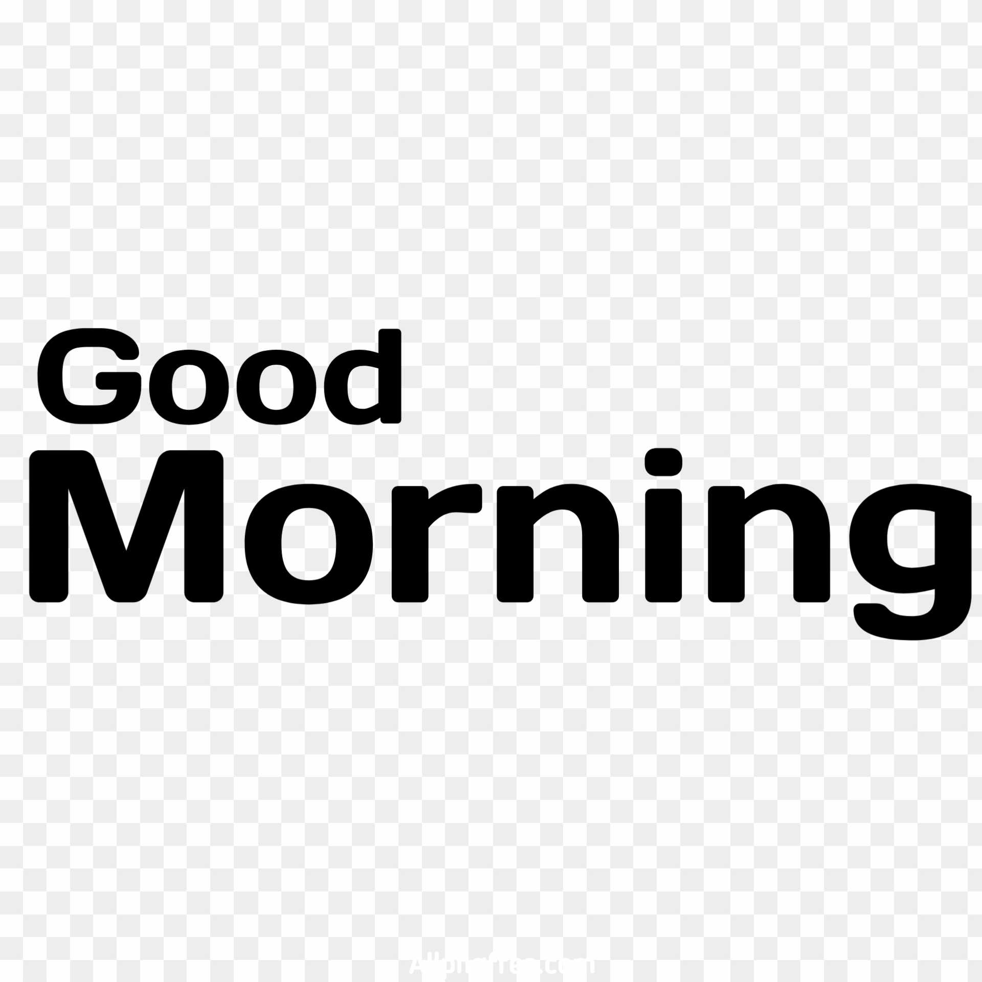 Good morning text PNG images