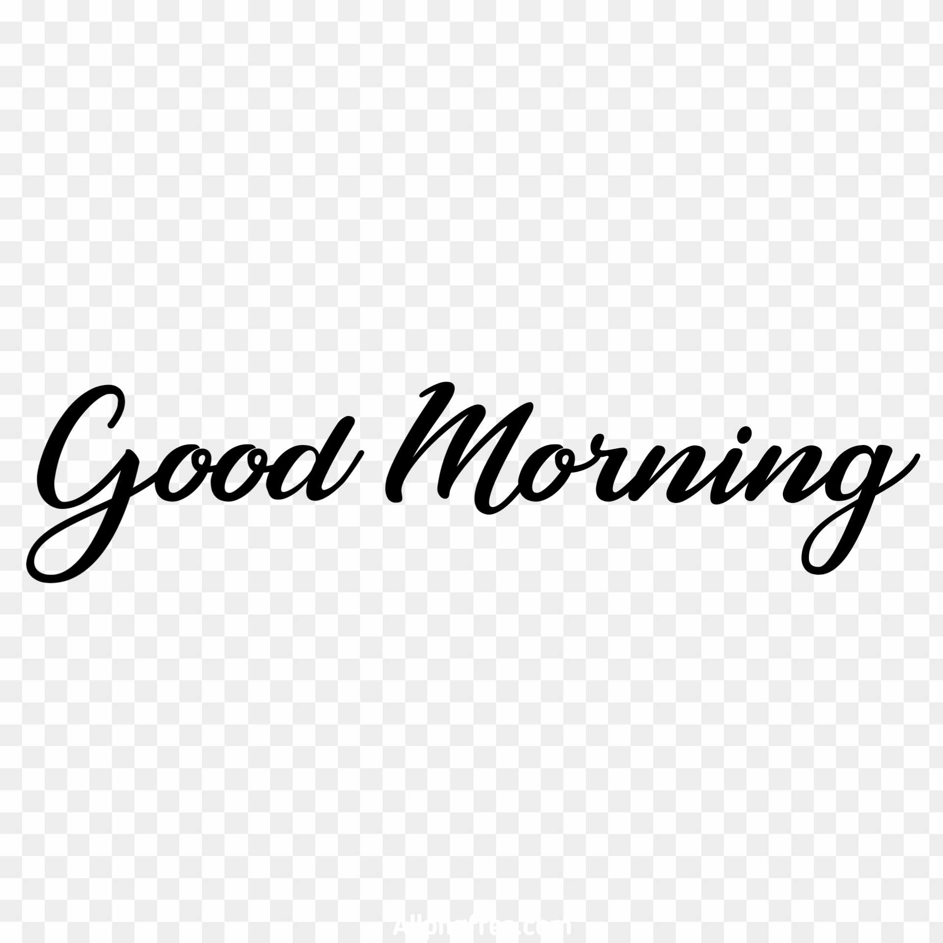 Good morning text PNG transparent images