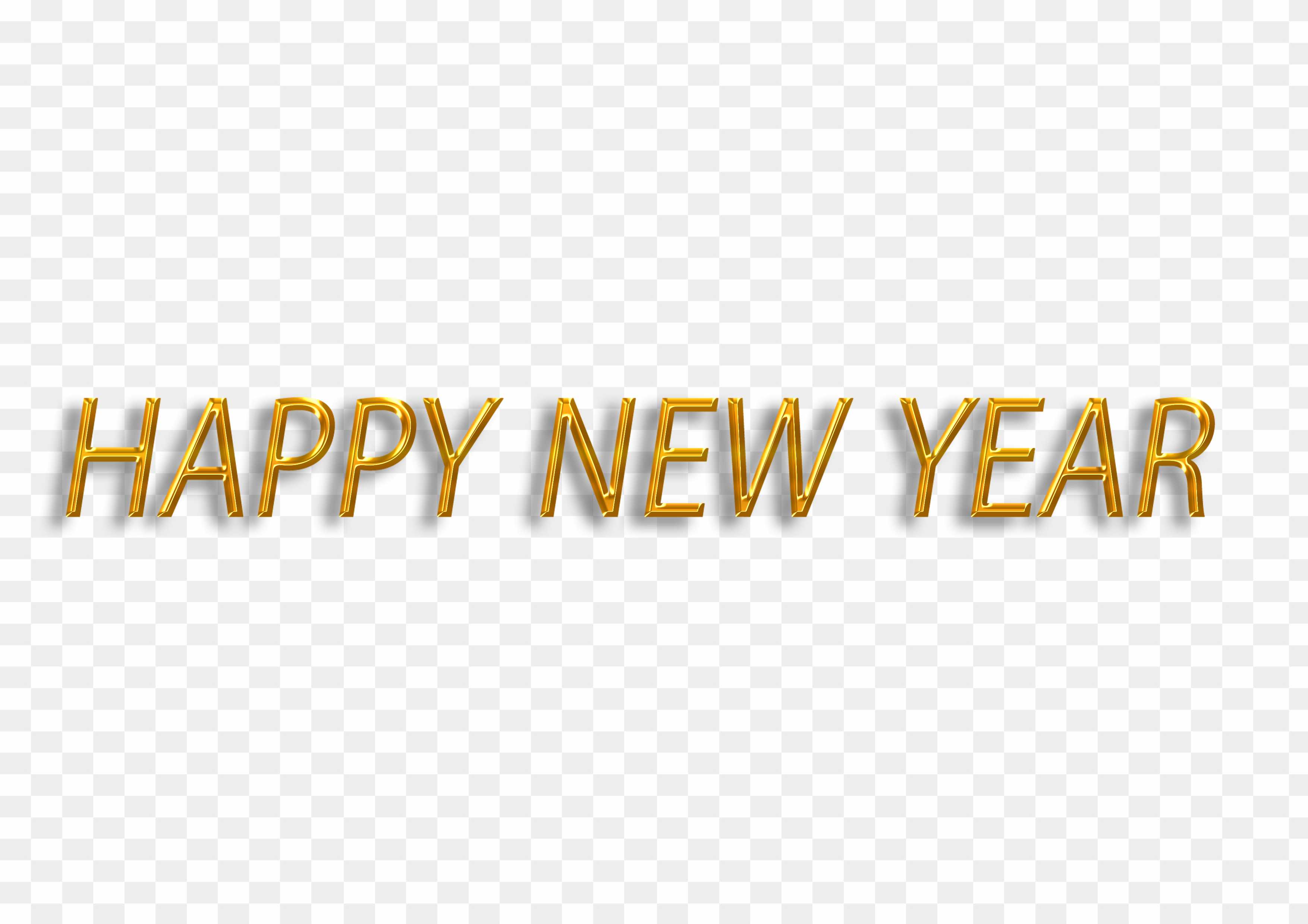 happy new year png golden text images download