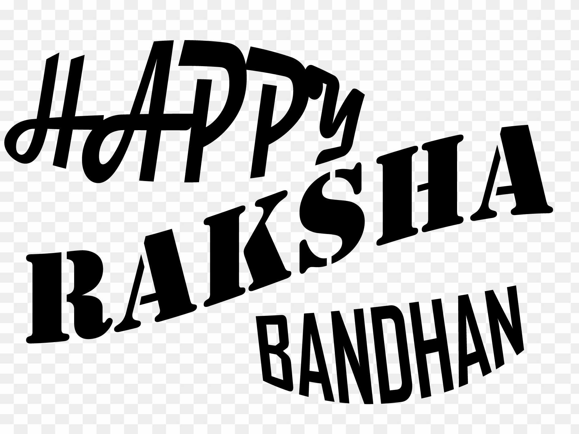 Happy Raksha Bandhan Font