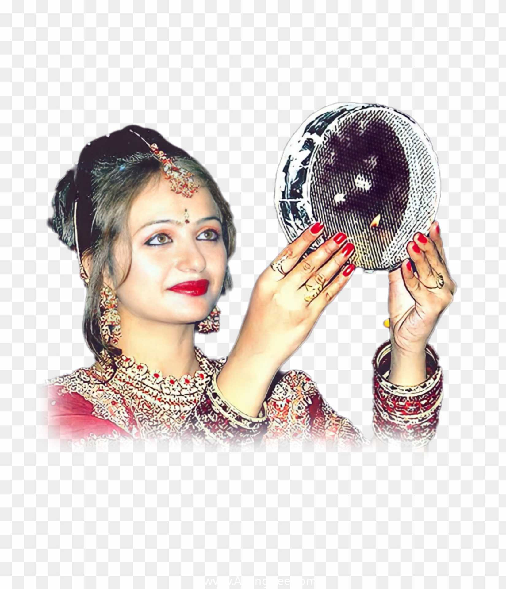 Karwa Chauth Kartika Indian Traditional Woman Festival Png Images