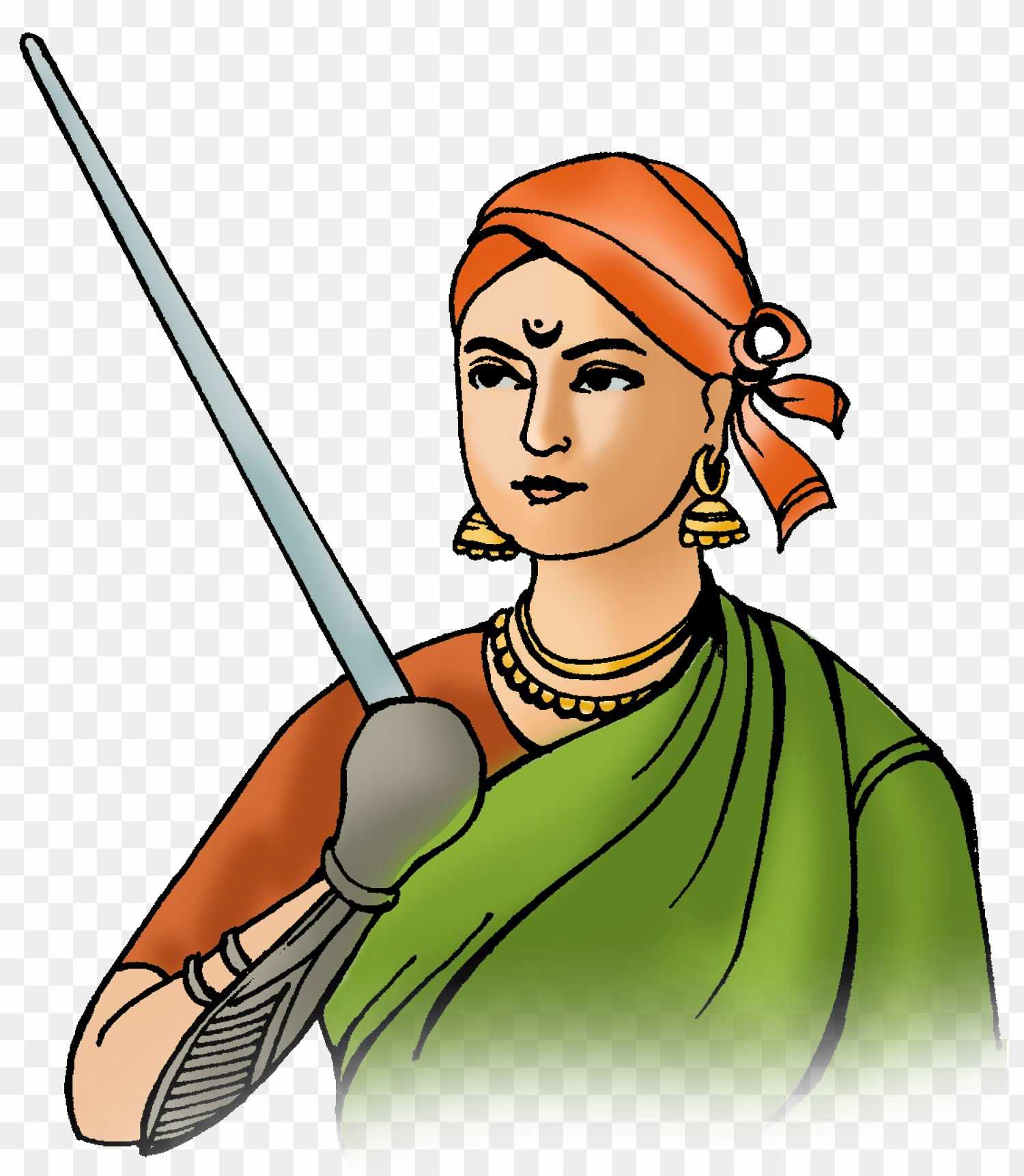 jhansi-ki-rani-laxmi-bai-png-transparent-background-png-cliparts-free