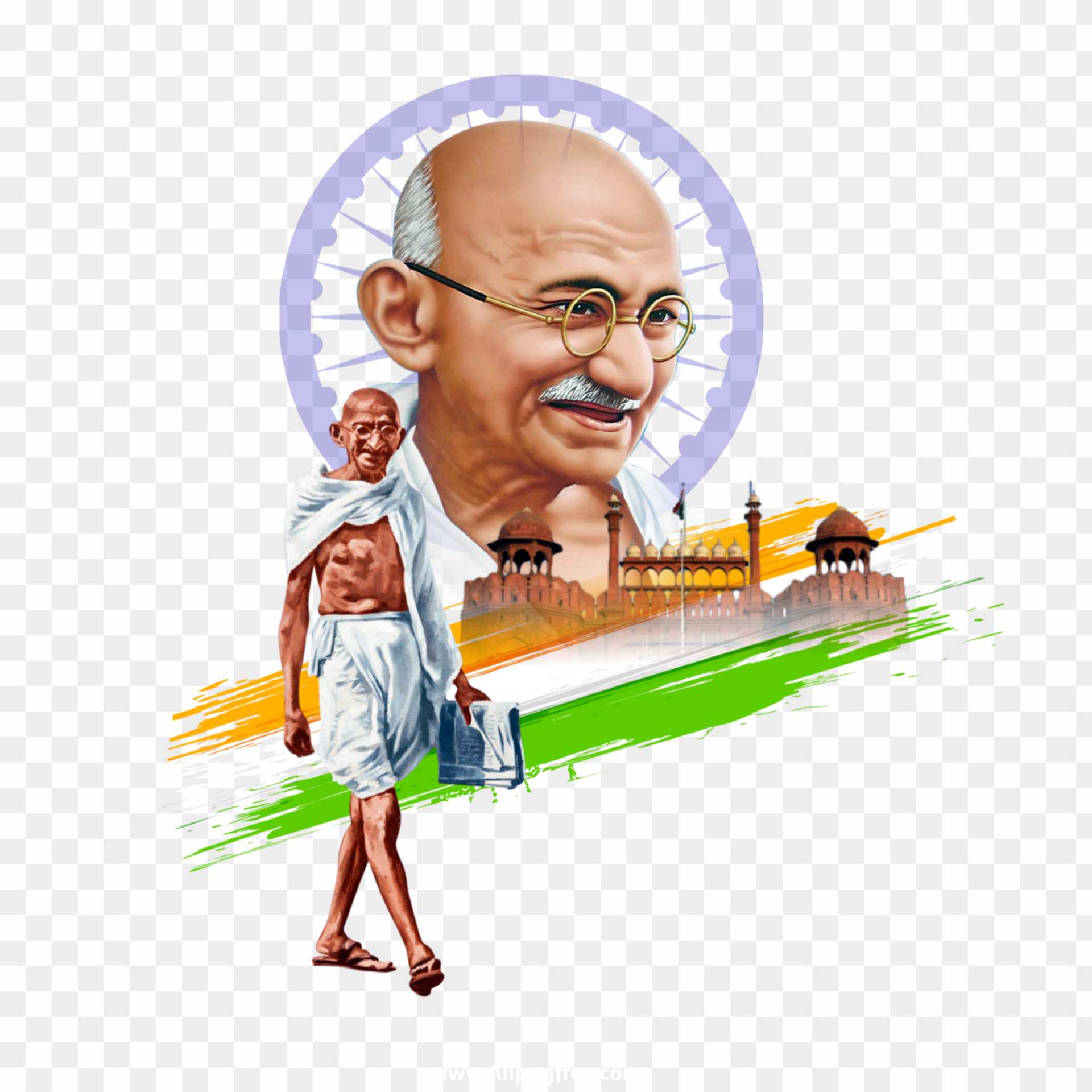 Gandhi ji png images download - transparent background PNG cliparts free  download | AllPNGFree