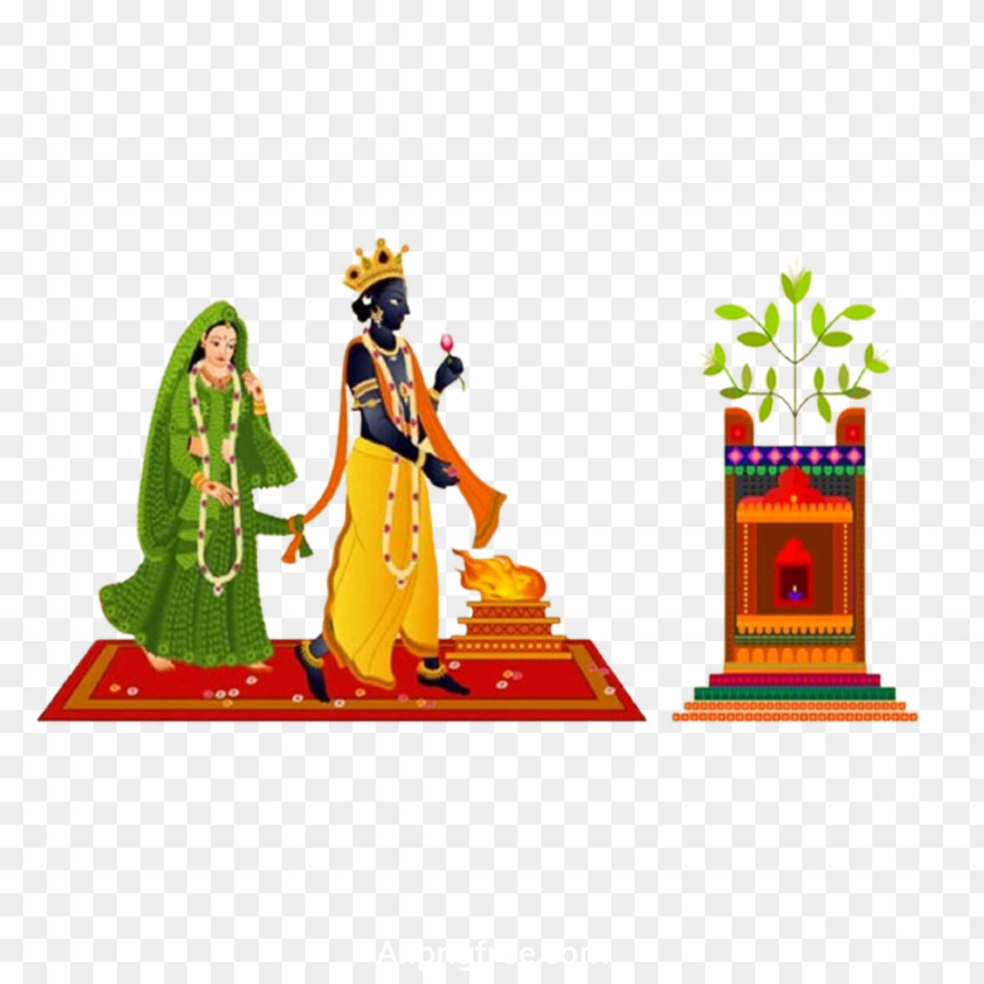 Tulsi Vivah PNG transparent images download